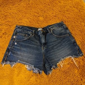 Free People Jean Shorts